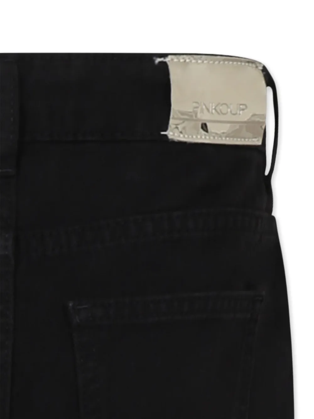 Pinko Kids Jeans met wijde pijpen Zwart