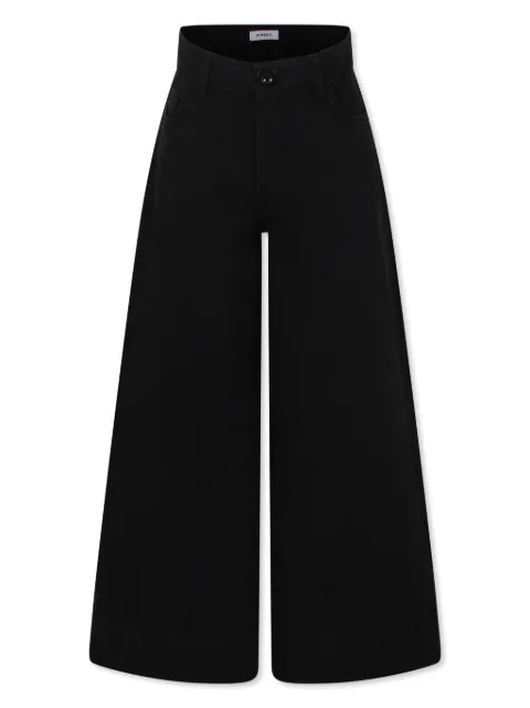 Pinko Kids Calça jeans wide leg