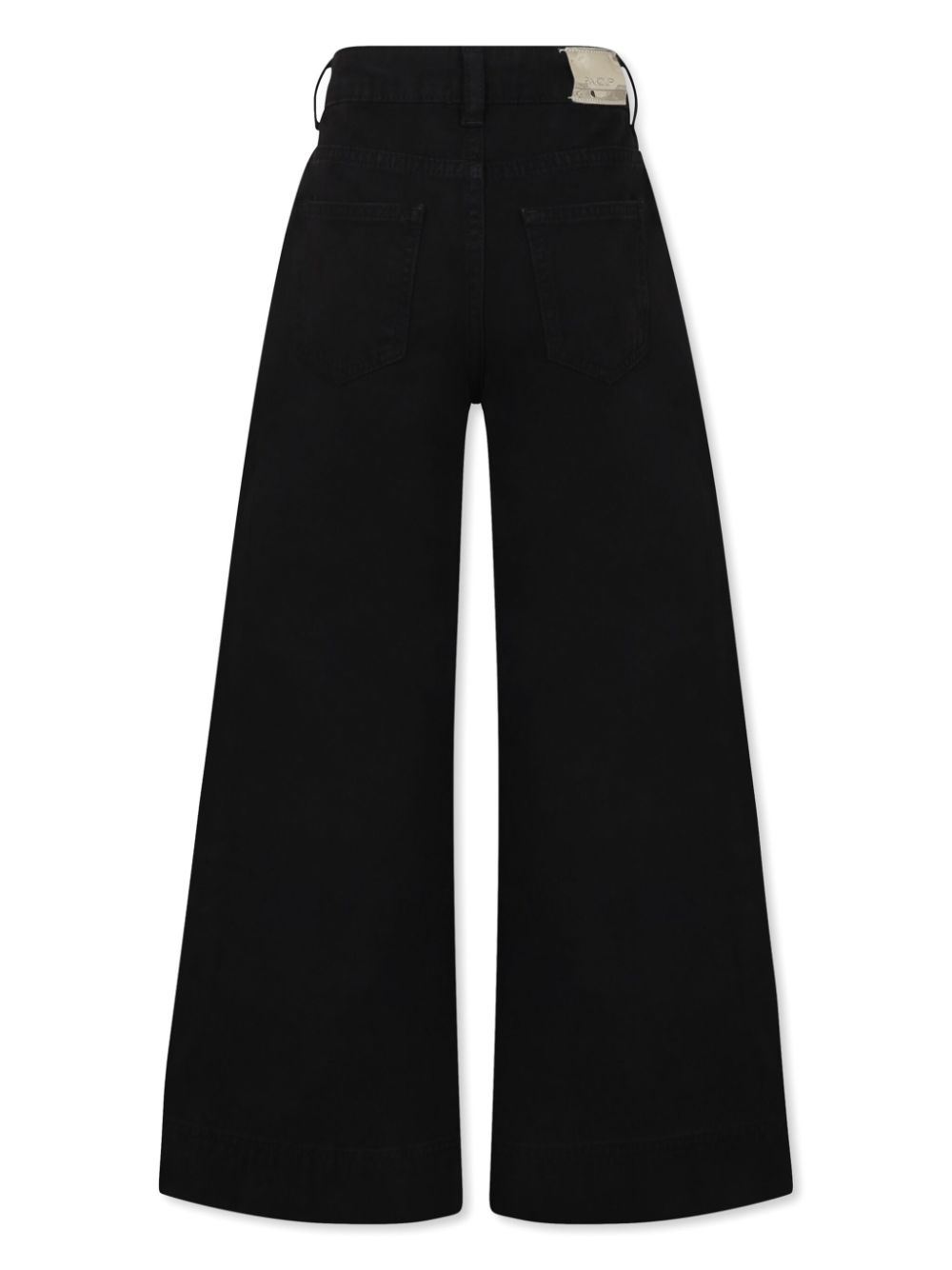 Pinko Kids wide-leg jeans - Black