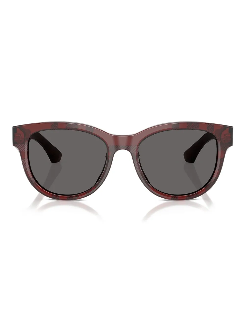 Burberry Eyewear Occhiali da sole a quadri - Rosso
