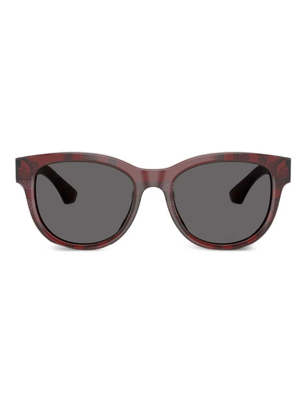Burberry Eyewear Occhiali da sole a quadri - Rosso