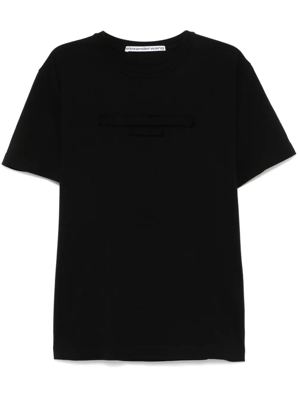 Alexander Wang logo-embossed T-shirt | Black | Image 1