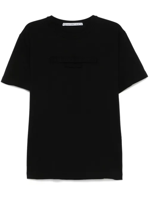 T-shirt à logo embossé - Alexander Wang - Modalova