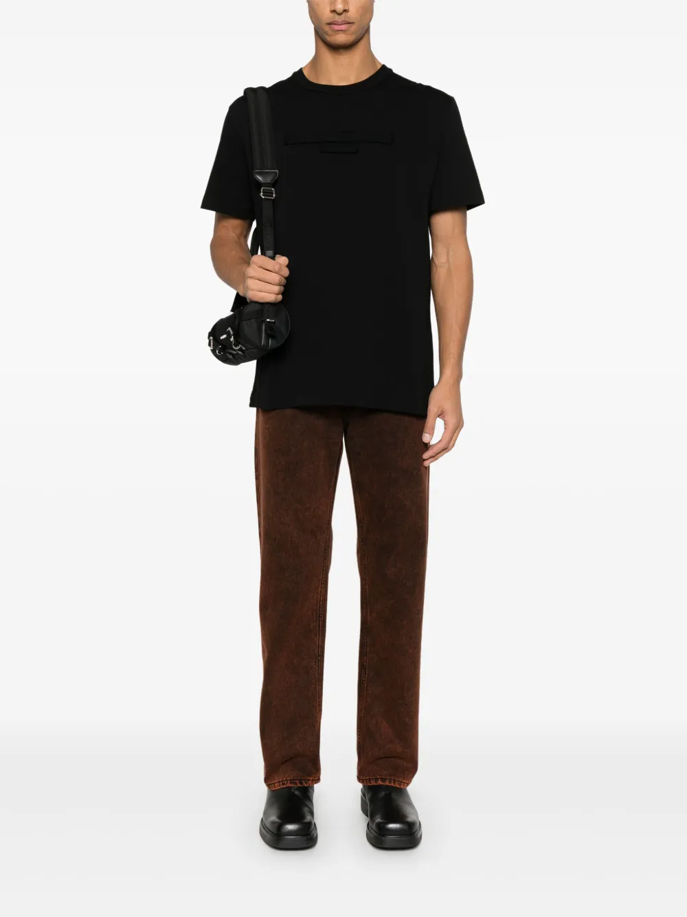 Alexander Wang logo-embossed T-shirt | T-Shirts & Jersey Shirts | Image 2
