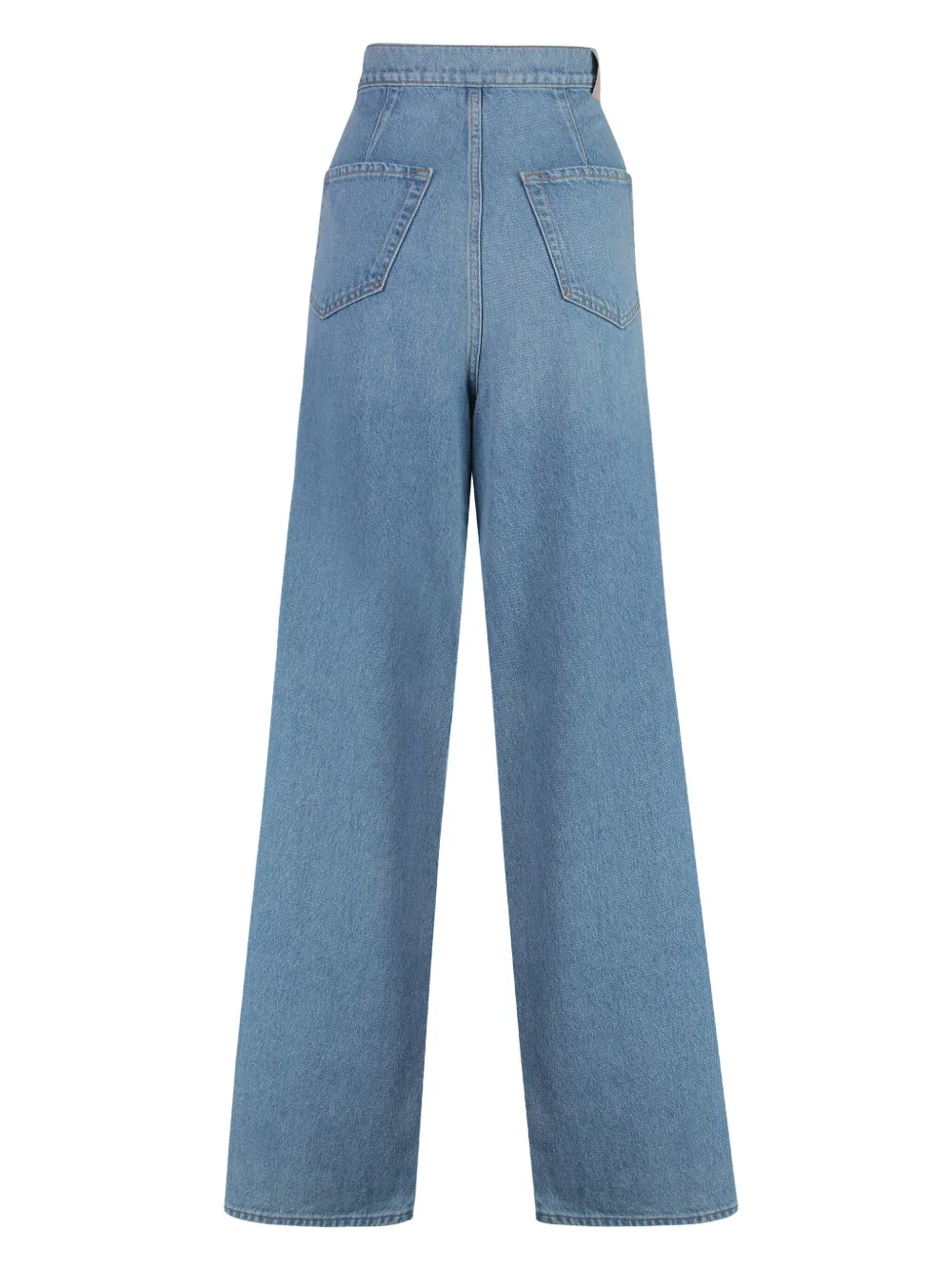 MOTHER SNACKS! The Fold In Funnel jeans - Blauw