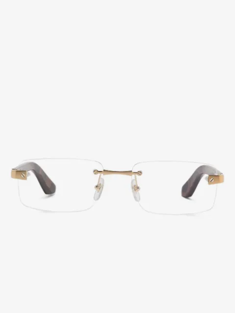 Cartier Eyewear lentes con armazón rectangular