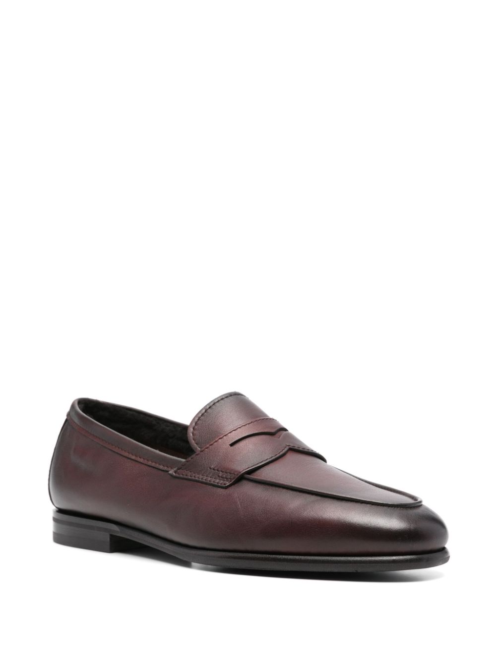 Santoni Carlo loafers - Bruin