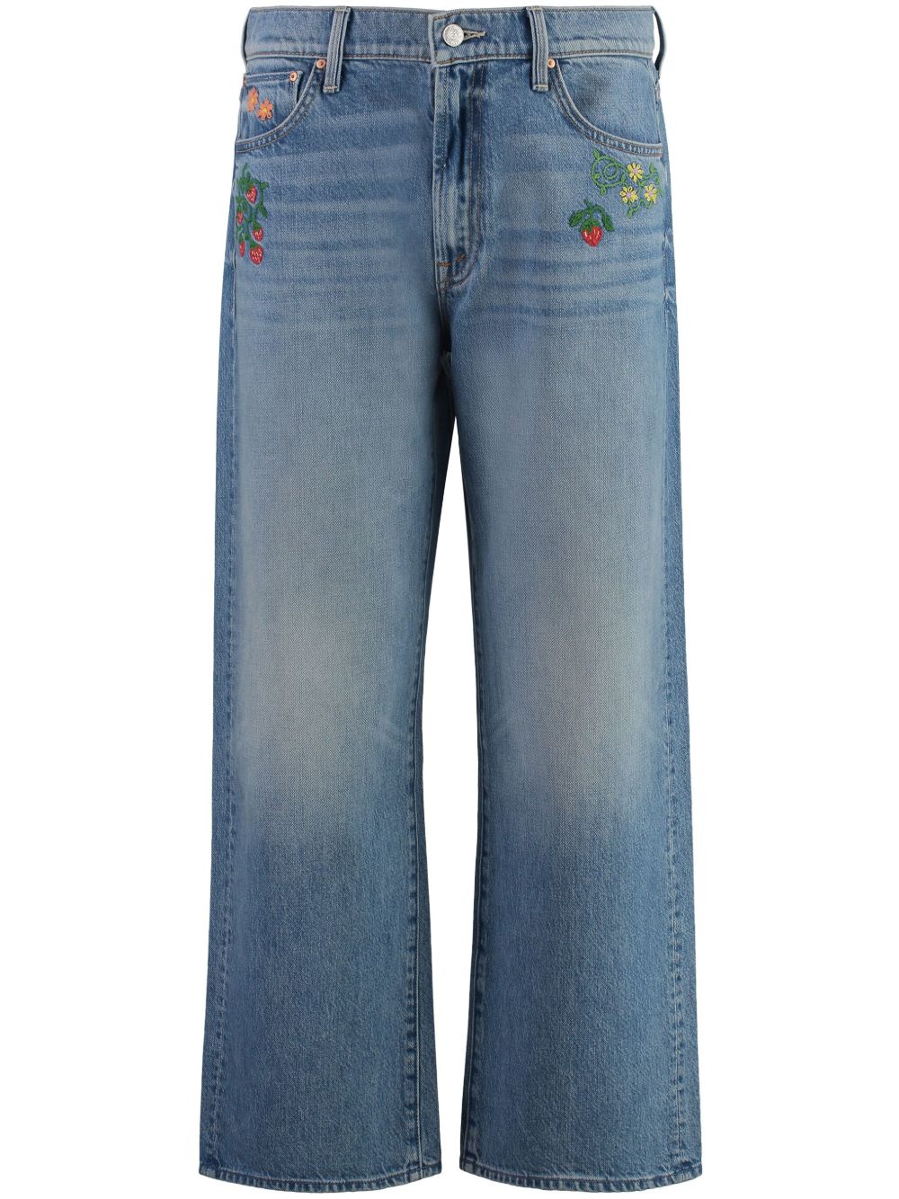 MOTHER The Dodger Ankle jeans Blauw