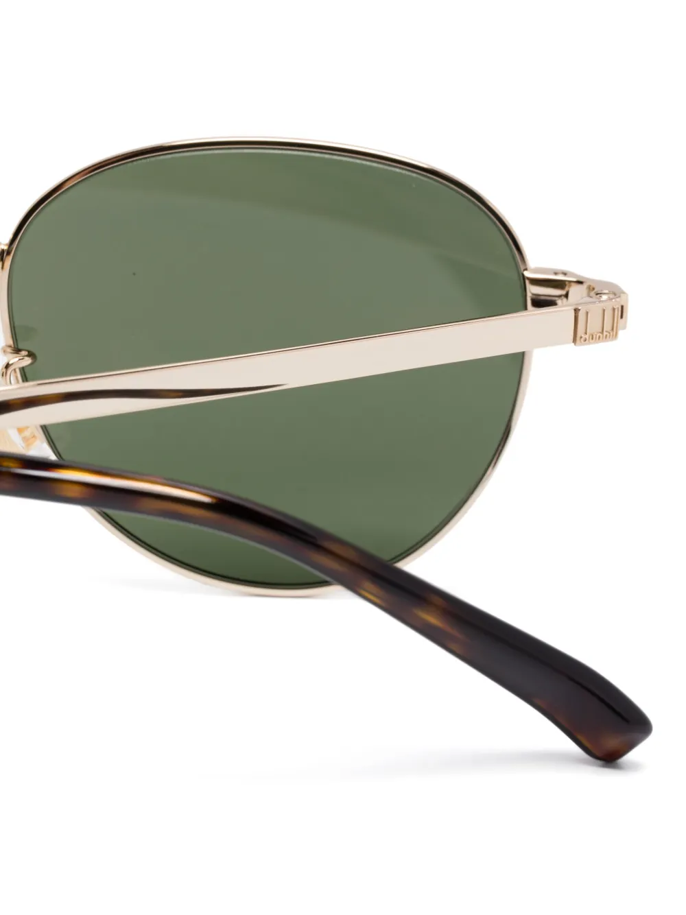 Dunhill Zonnebril met pantos montuur Goud