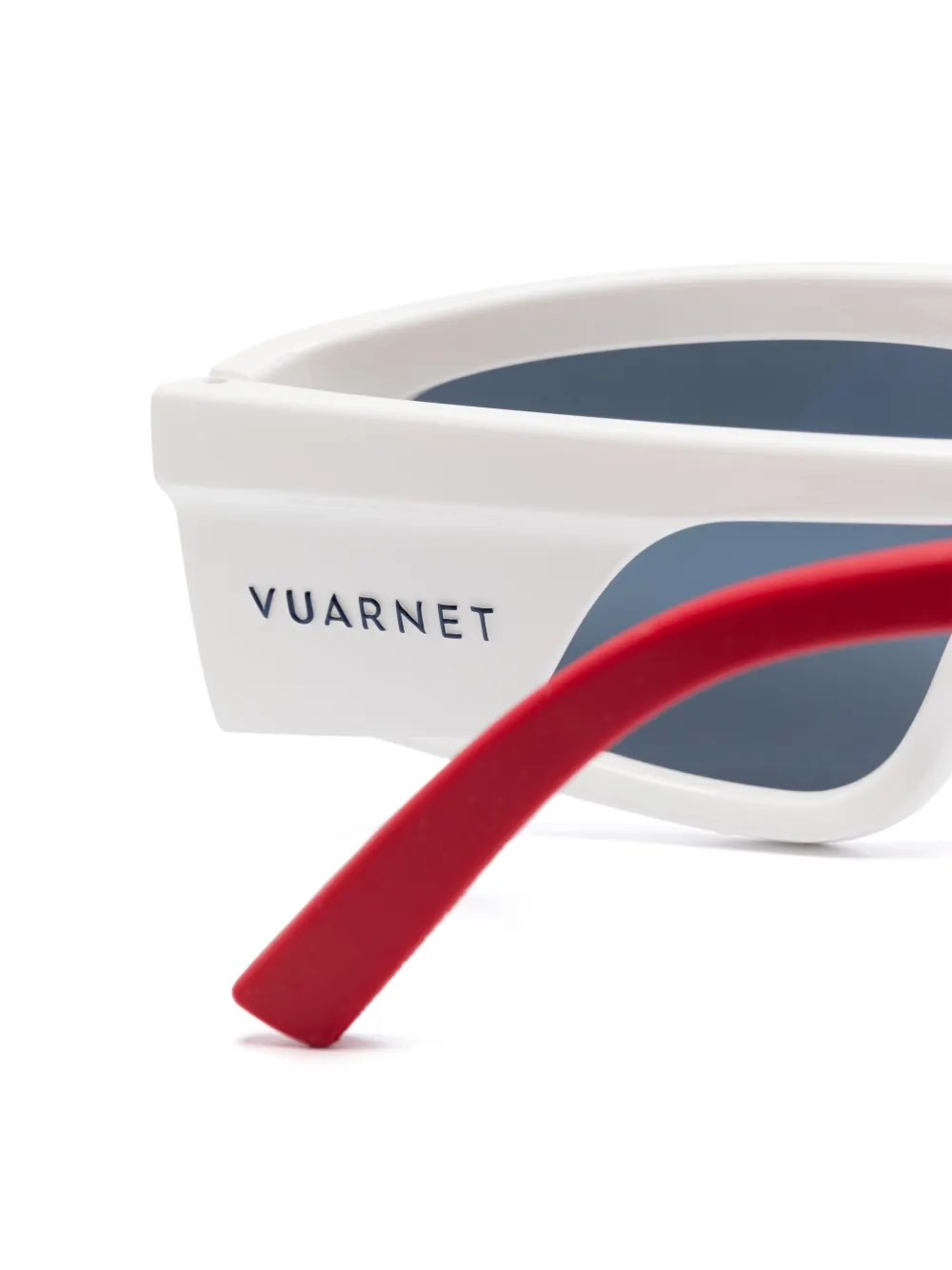 Vuarnet Zonnebril met oversized montuur Wit