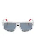 Vuarnet oversize-frame sunglasses - White