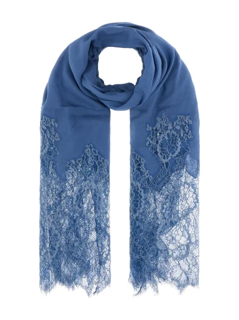 Valentino Garavani lace-detail scarf