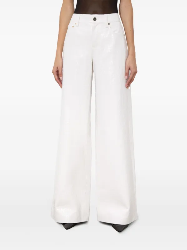 theredthread S butterfly pants 白 White Butterfly Pants | BUTTERFLY KINGDOM