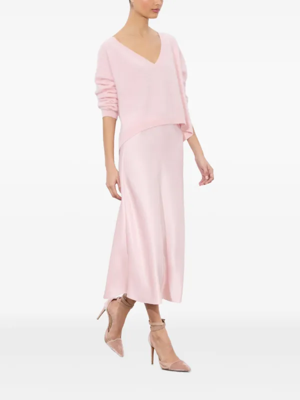 Alice + Olivia Maeve Slip Skirt | Pink | FARFETCH