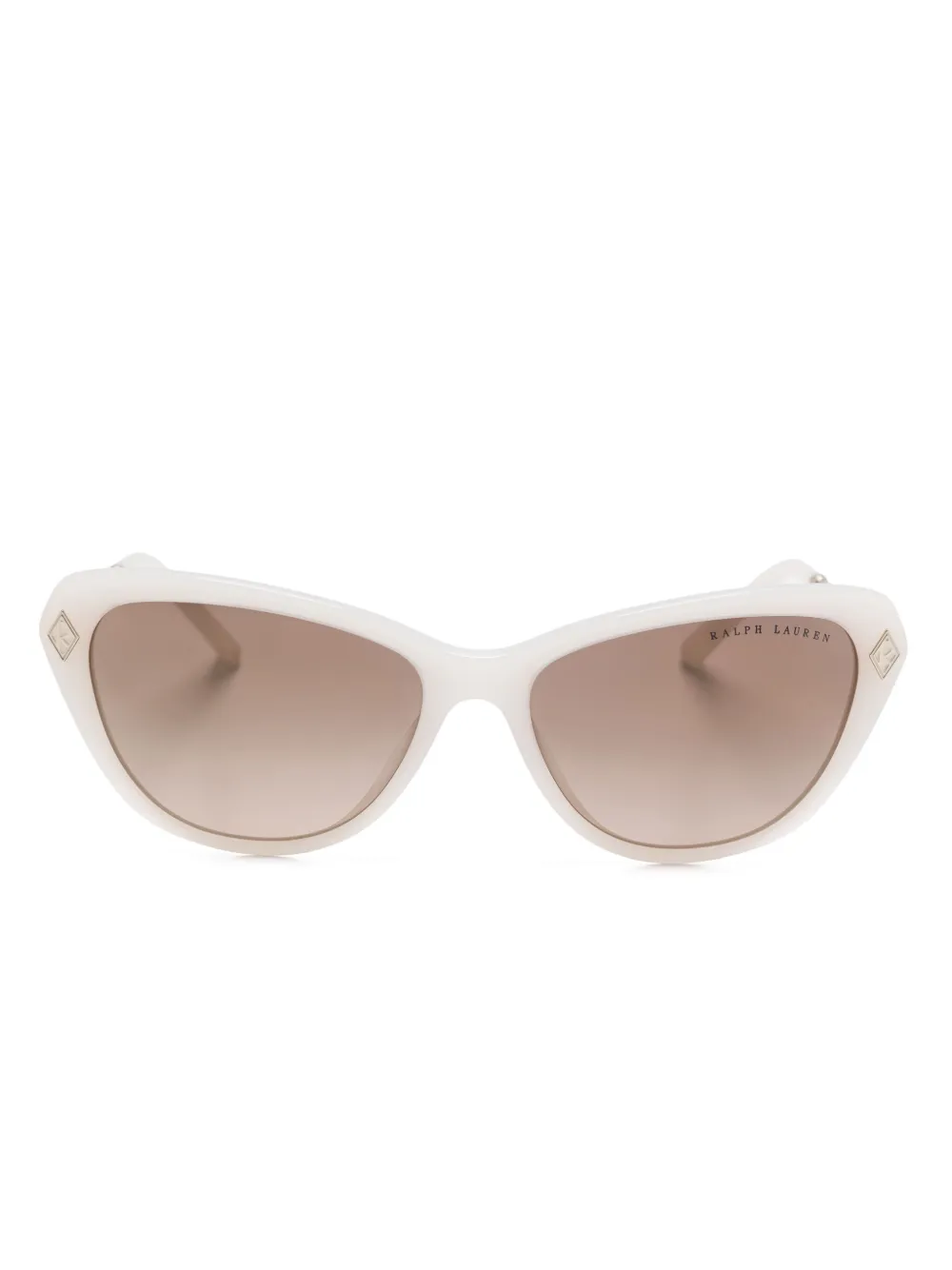 Lauren Ralph Lauren The Ella サングラス - ホワイト Lauren Ralph Lauren The Ella サングラス - ホワイト