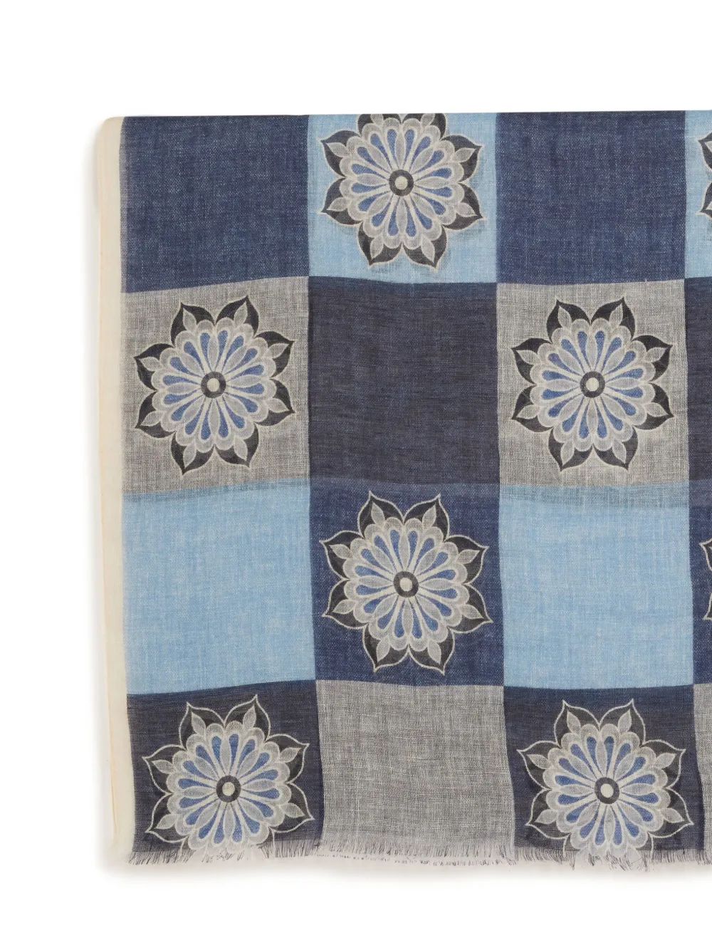 ROSI Sjaal met print - Blauw