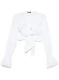 Balmain ruffled blouse - White