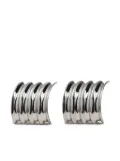 KHAITE small Julius earrings - Silver