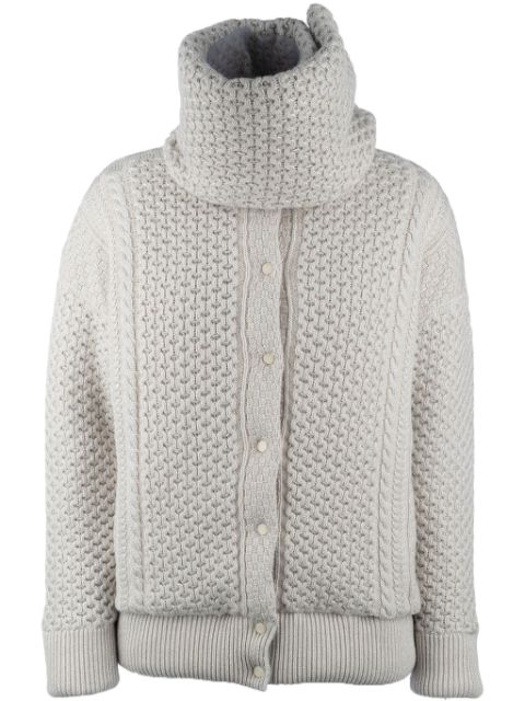 Fabiana Filippi knitted bomber jacket