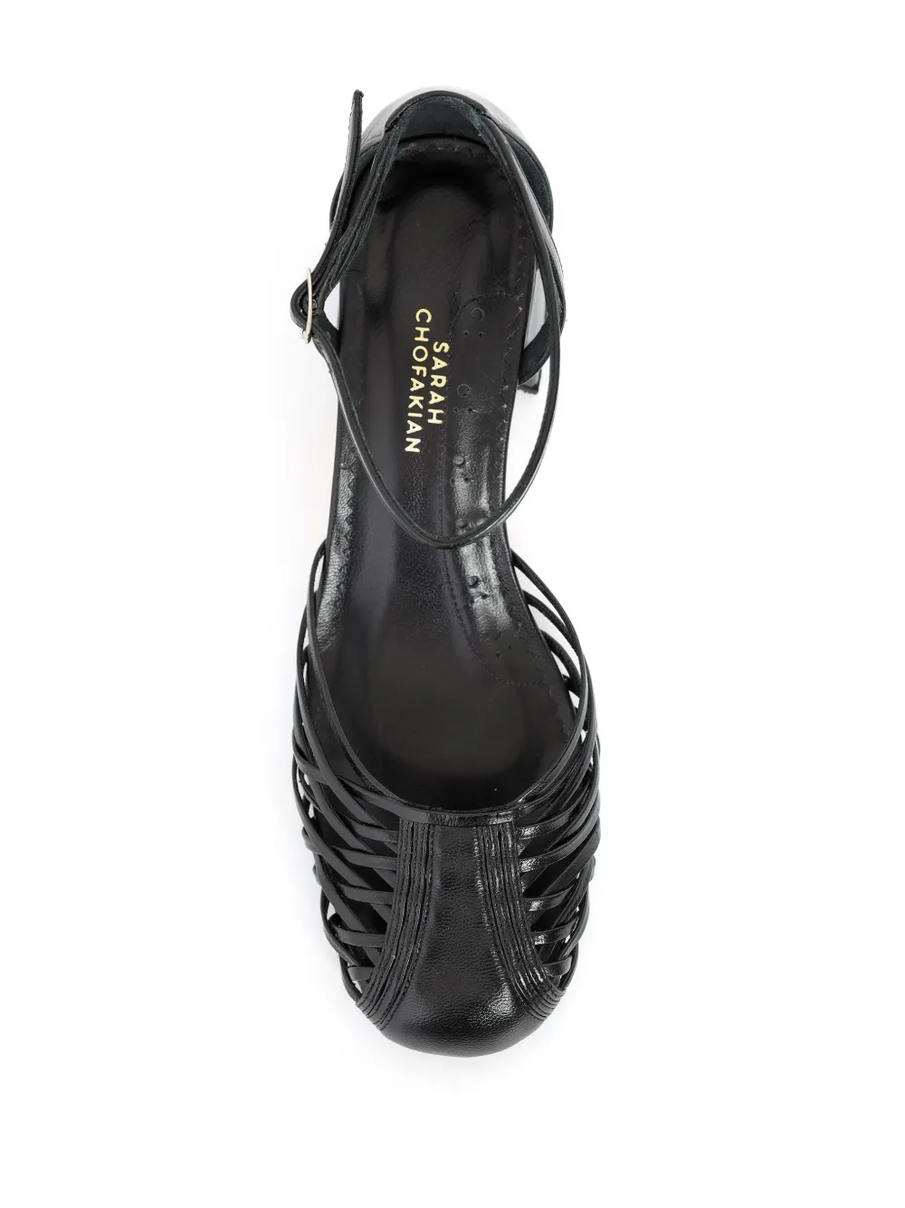 Sarah Chofakian 45mm Spiro pumps Black