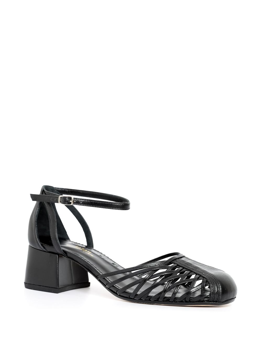 Sarah Chofakian 45mm Spiro pumps - Zwart