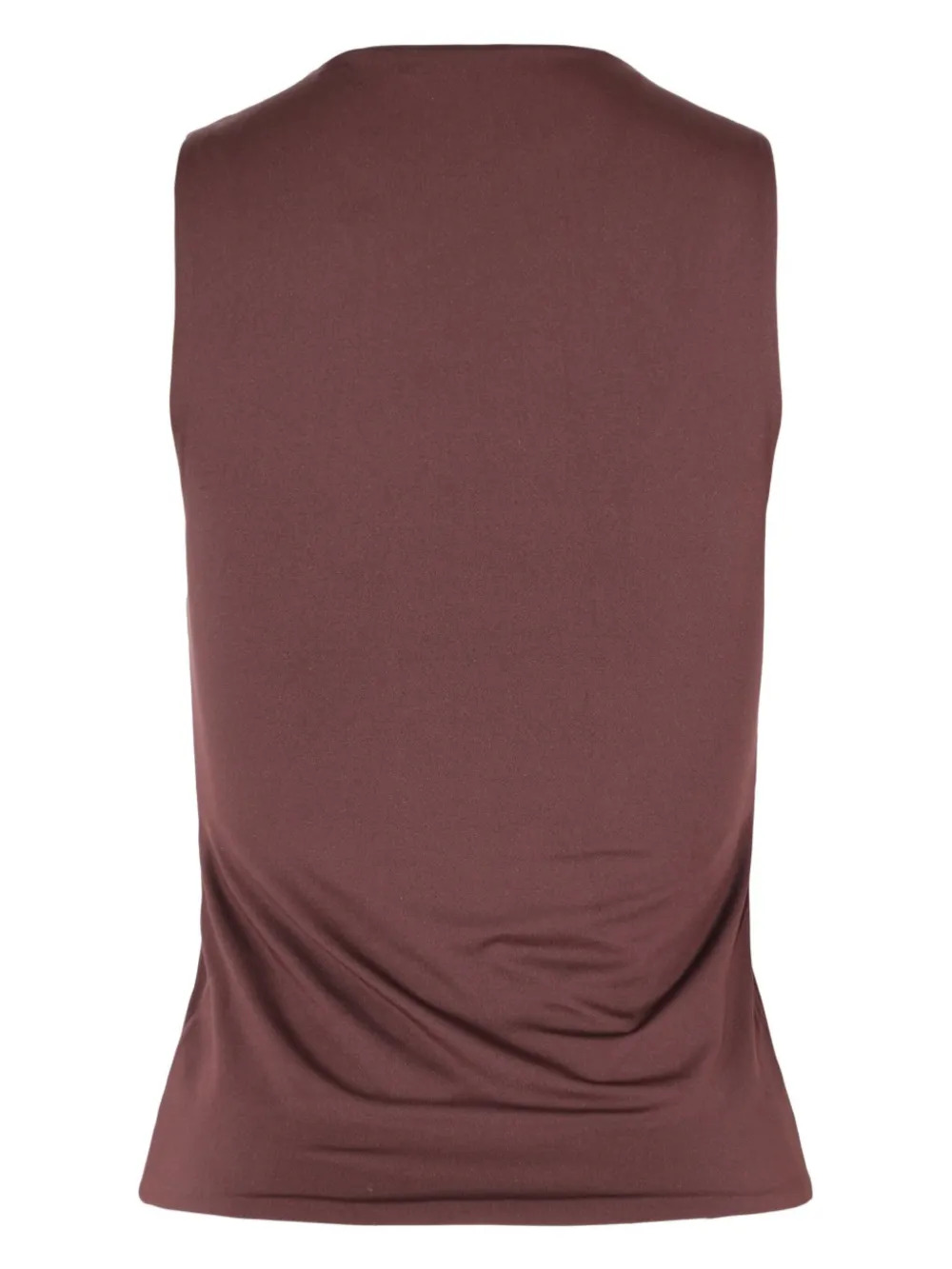 Vince Sleeveless Fitted Top In Braun