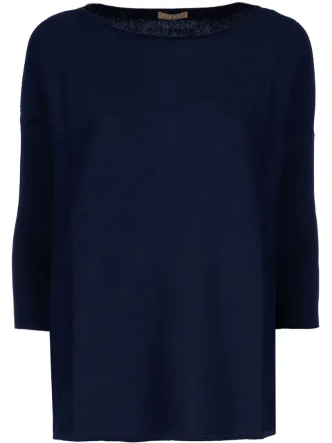 CLOUDS fine-knit T-shirt