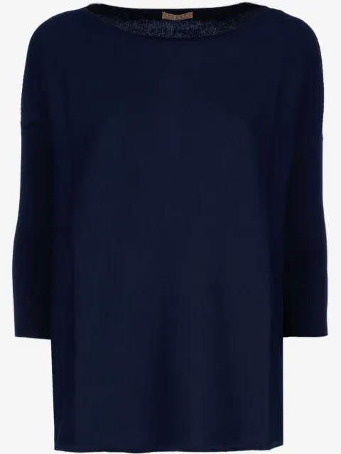 CLOUDS fine-knit T-shirt