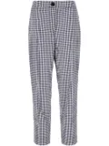 MY DREAM checked trousers - Black