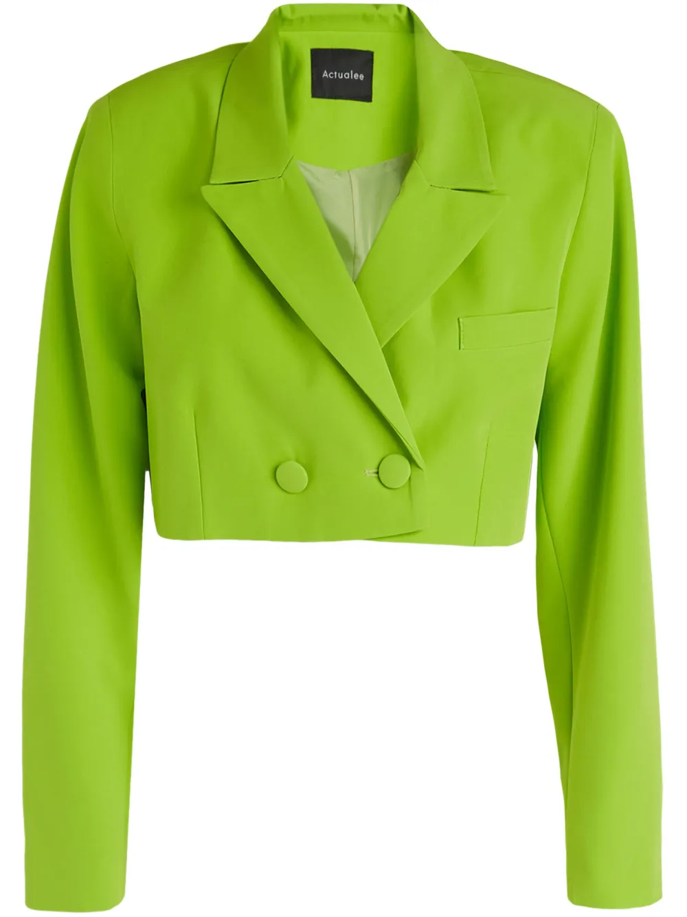 ACTUALEE cropped blazer -...