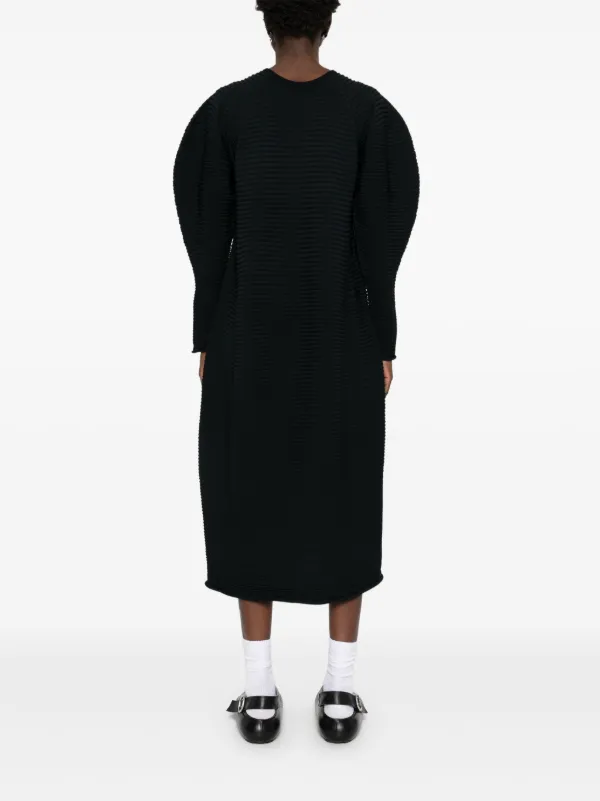Pleats Please Issey Miyake Powan ドレス | ブラック | FARFETCH JP 