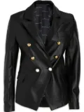 CARLOTTA 2001 blazer-cut jacket - Black