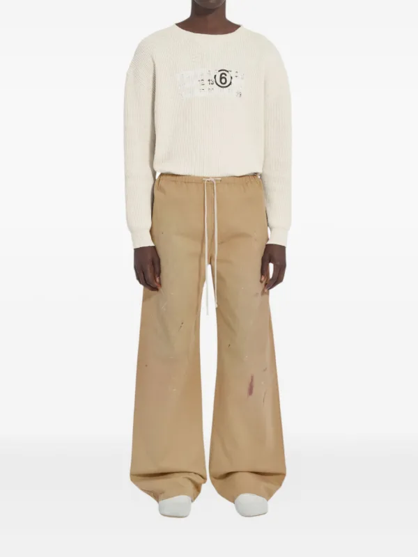 MM6 Maison Margiela ドローストリング パンツ | ニュートラル