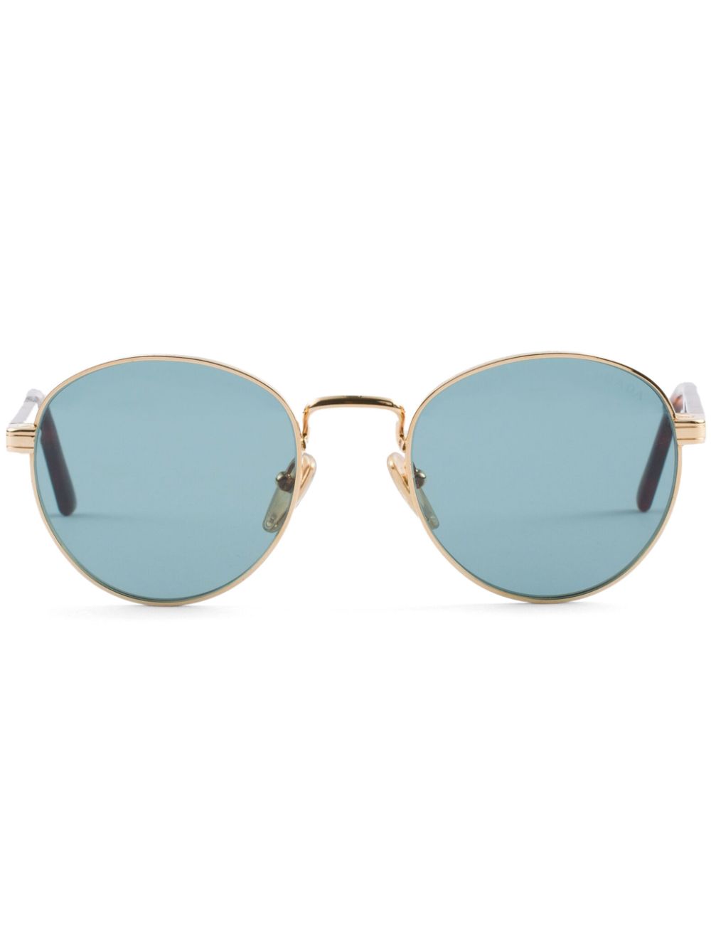 Prada Eyewear Zonnebril met rond montuur Goud