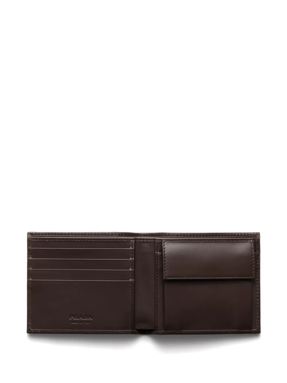 Prada Portemonnee met logo Blauw