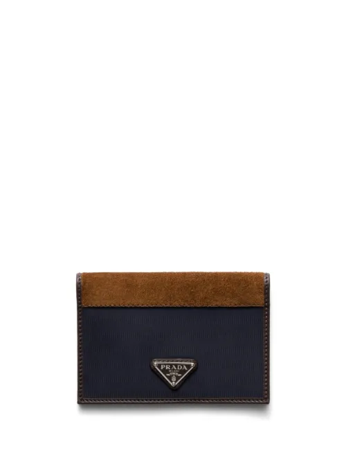 Porte-cartes à logo triangulaire - Prada - Modalova