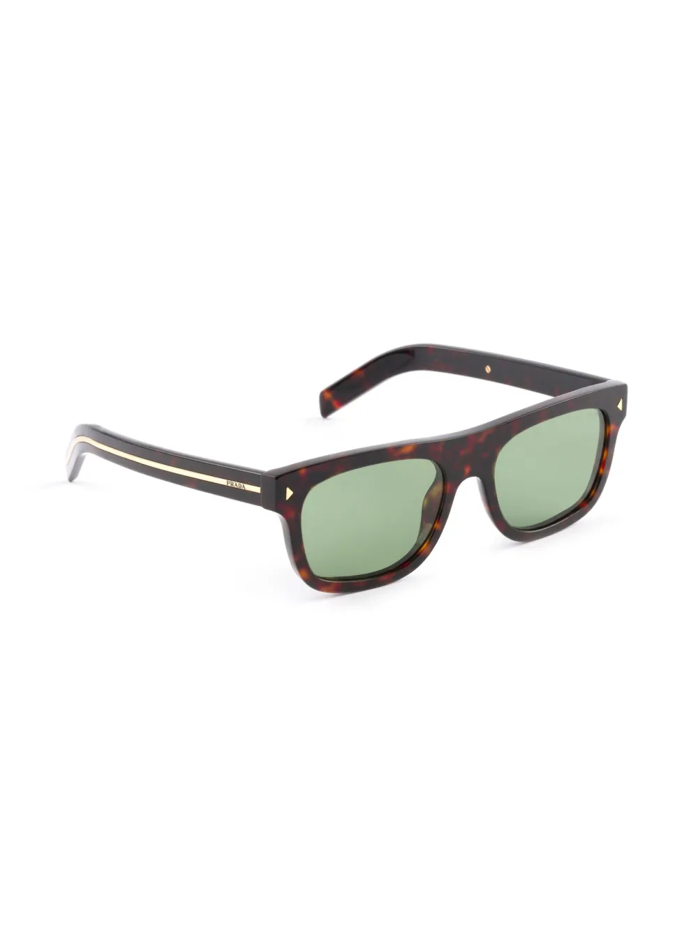 Prada Eyewear Zonnebril met vierkant montuur - Zwart