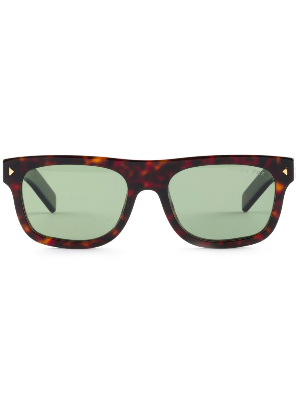 Prada Eyewear Zonnebril met vierkant montuur Zwart