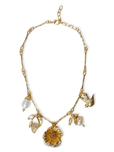 TWINSET floral-charm necklace
