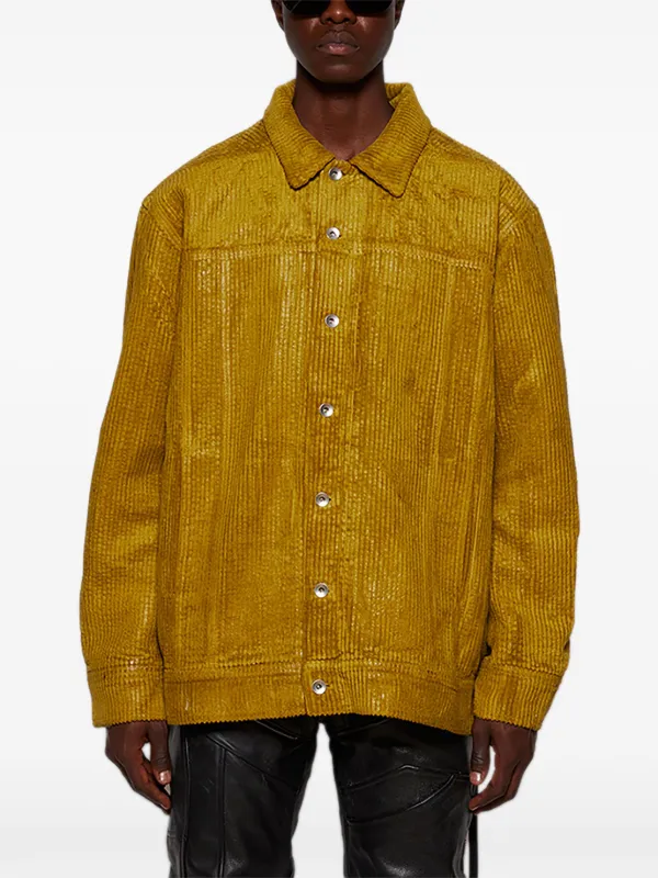 ジャケット・アウター Rick Owens DRKSHDW JUMBO OUTER SHIRT XS Jumbo Outershirt in Black/Pearl – SVRN