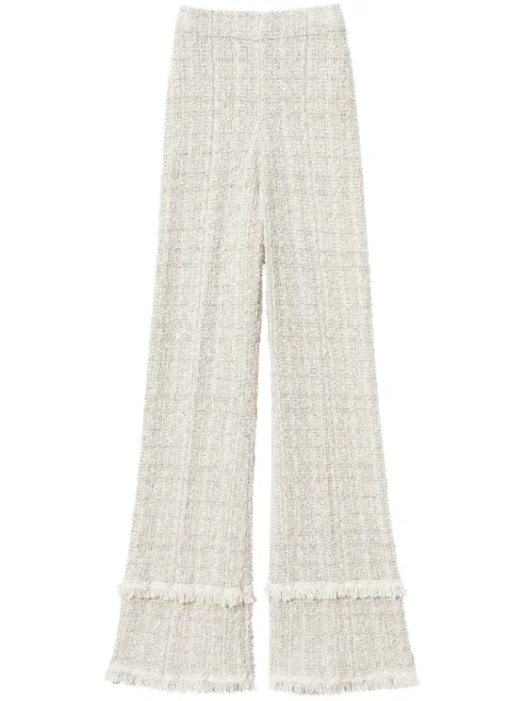 TWINSET bouclé lurex trousers