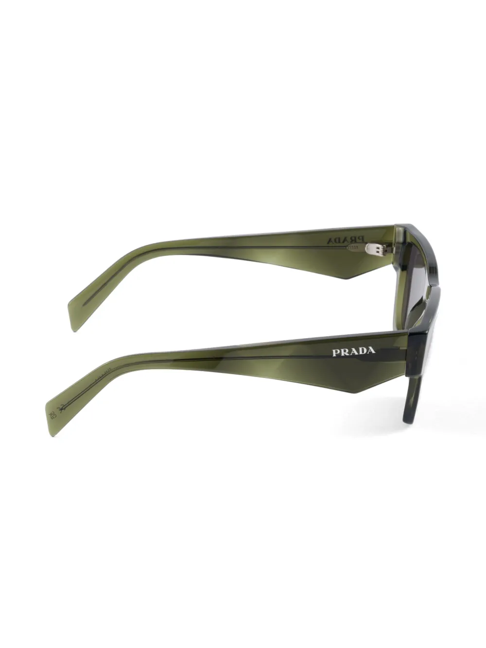 Prada Eyewear Zonnebril Groen
