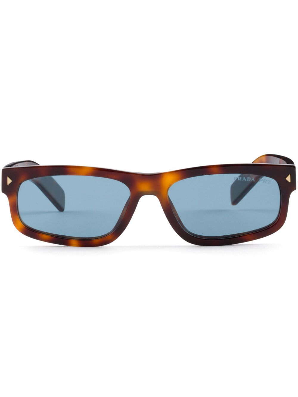 Prada Eyewear Zonnebril met rechthoekig montuur Bruin