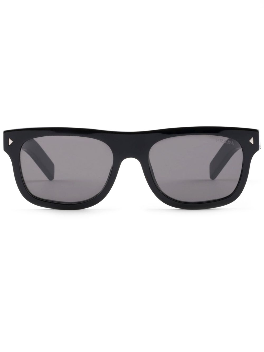 Prada Eyewear Zonnebril met vierkant montuur Zwart