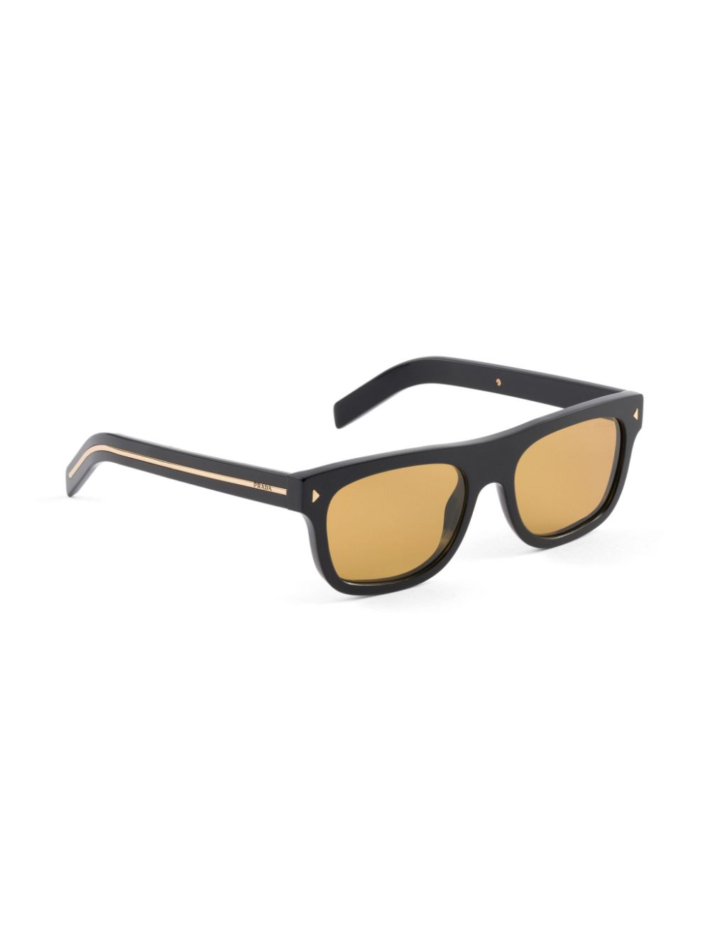 Prada Eyewear Zonnebril met vierkant montuur - Zwart