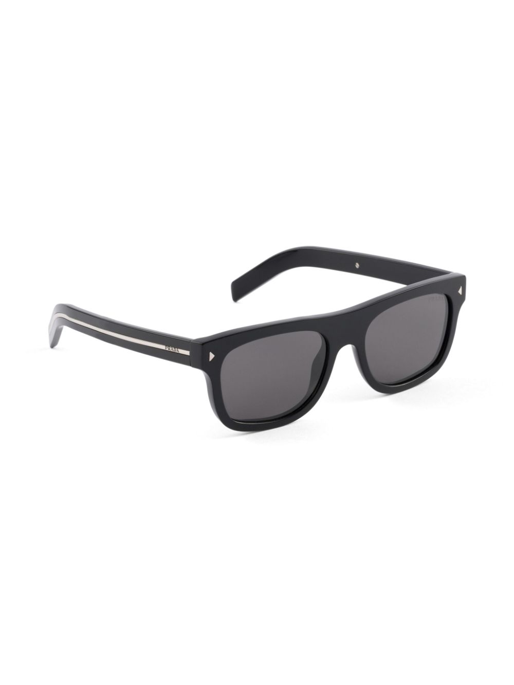 Prada Eyewear Zonnebril met vierkant montuur - Zwart