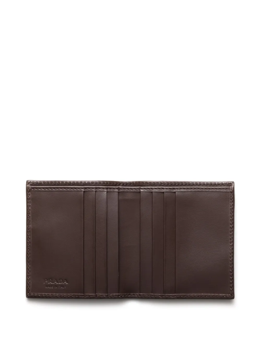 Prada Portemonnee met logo Blauw