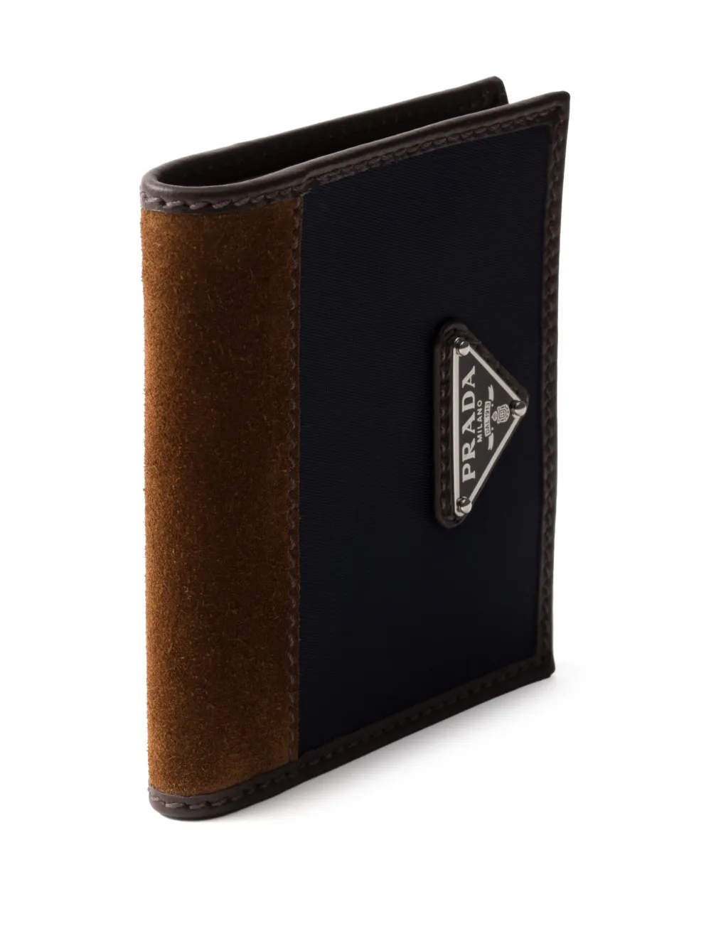 Prada Portemonnee met logo Blauw