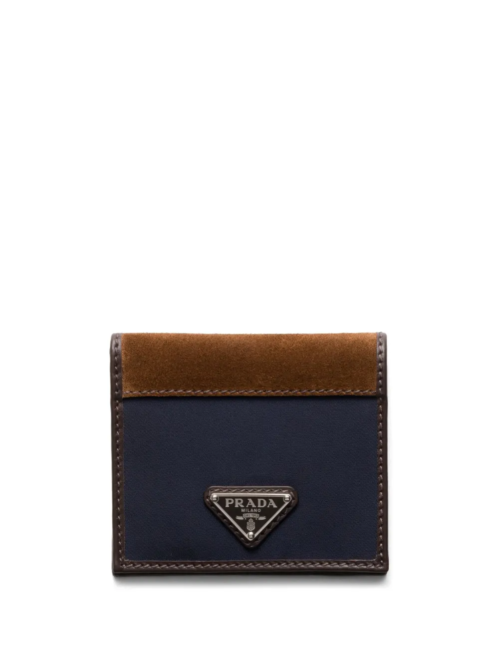 Prada Portemonnee met logo Blauw