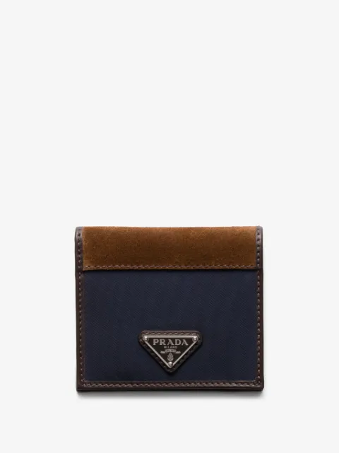 Prada cartera con logo triangular